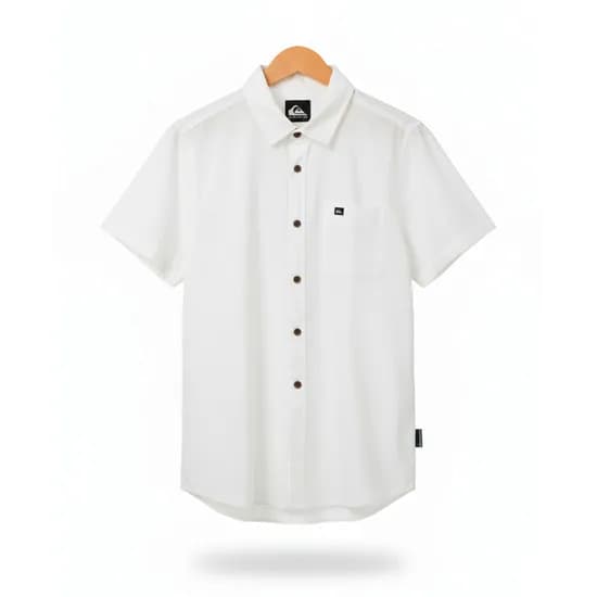 Camisa Quiksilver Camisa Masc Robin Blanco