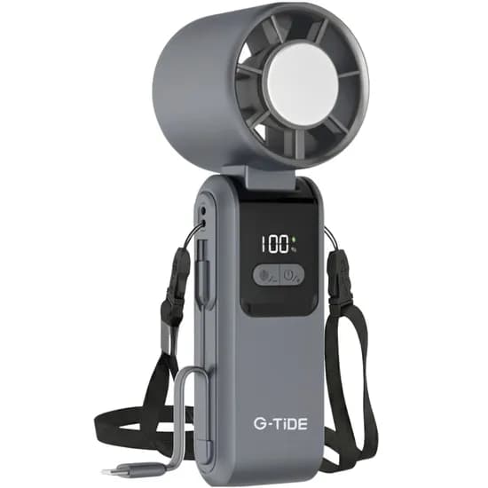 Mini Ventilador Portátil G-Tide FH02 4.400MAH - Gray