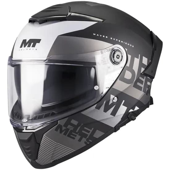 Capacete MT Helmets Thunder 4 SV Waves B2 - Fechado - Tamanho L - com Óculos Interno - Matt