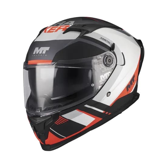 Capacete MT Helmets Braker SV Inception B5 - Fechado - Tamanho L - com Óculos Interno - Matt
