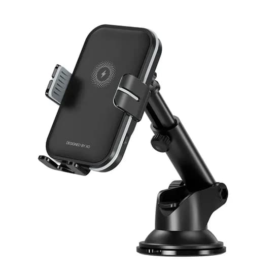 Suporte/Carregador Magnético Xo WX038 Ventosa/15W - Preto