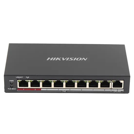 Hikvision Hub Switch 08P 10/100MBPS Poe DS-3E0109P-e(C)