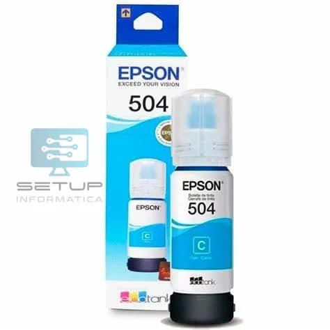 Tinta Epson T504220-Al Cyan L4150 L4160 L6161