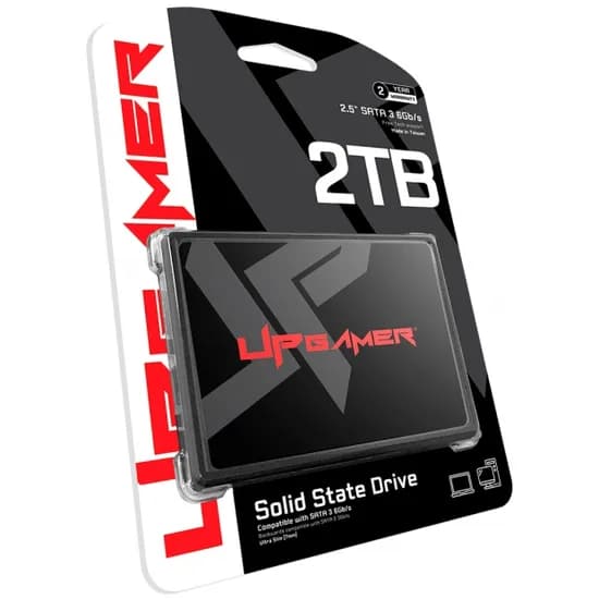 SSD Up Gamer UP500, 2TB, 2.5", SATA 3, Leitura Até 500MB/s, Gravação Até 500MB/s