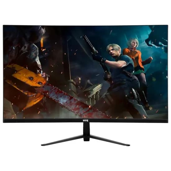 Monitor Hye Curvo HY24WCGB 23.8" Full HD (1920 X 1080), 165HZ, 1MS, 1XHDMI, 1XDISPLAYPORT, Preto