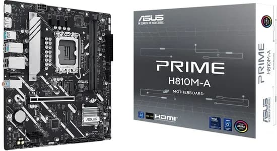 Placa Mãe Asus Prime H810M-A LGA1851/ 4XDDR5/ PCI-e/ M.2/ DP/ HDMI