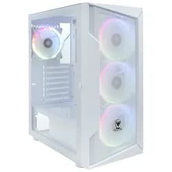 Gabinete Gamer Satellite K8872 ATX / 4 Cooler / Argb - Branco