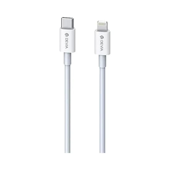 Cable Devia EC146 USB-C A Lightning 1M Blanco