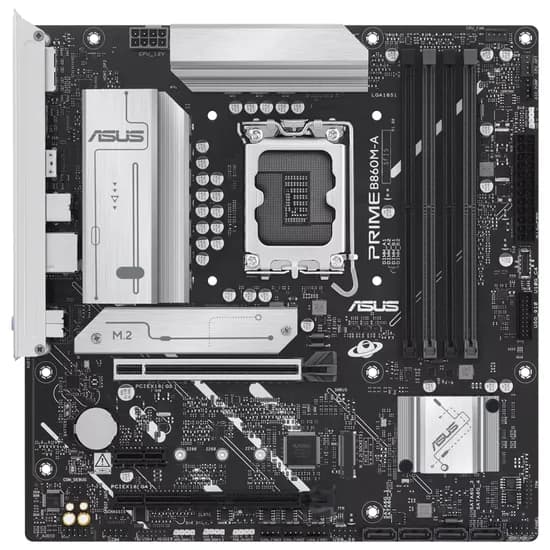 Placa Mãe Asus Prime B860M-A - LGA1851 - DDR5 - HDMI/Displayport - Micro-ATX