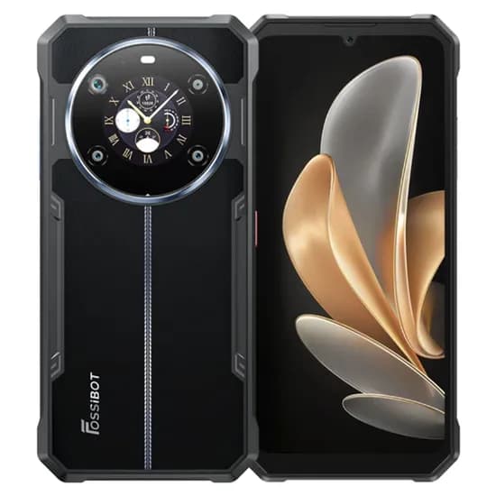 Celular Fossibot F109 / 8GB / 256GB / 6.7" / 10600MAH / 50MP + 16MP + 5MP / Dual Sim - Preto/ Blue