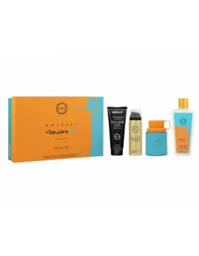 Kit Armaf Odyssey Mandarin SKY Perfume Eau de Parfum Masculino 100ML + Shower Gel + Desodorante + Shampoo