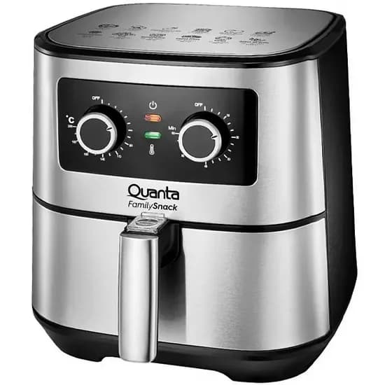 Fritadeira Elétrica Electrobas Nutri Cheff EBAF-75-Ow com Dos Dispensadores Hybridspray 1.800 Watts 7.5 Litros 220 - 240V ~ 50/60HZ - Preta/Prata