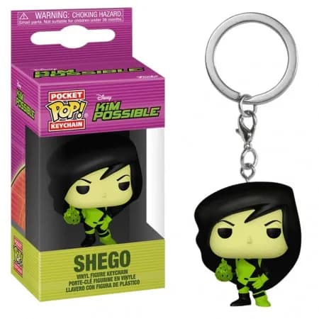Funko Pop Keychain Kim Possible Shego 83528