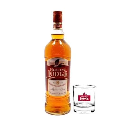 Whisky Hunting Lodge com Copo s/CX 1LT - 3162040123291