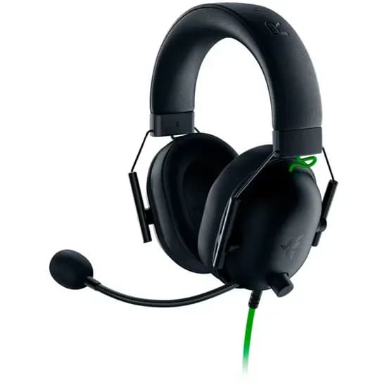 Headset Gamer Razer Blackshark V2 X com Fio - Preto Verde RZ04-03241300-R3UA