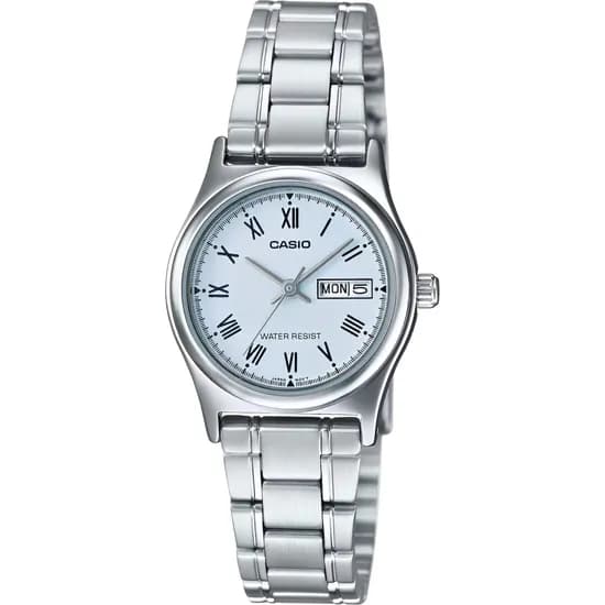 Relógio Casio LTP-V006D-2BUDF Analógico Feminino - Prata/Preto