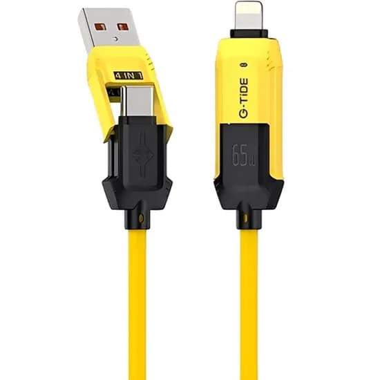Cabo G-Tide Vida Colorida 4EN1 PC155-3 1.5M Yellow