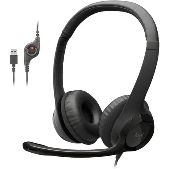 Fone Logitech c/Mic. H390 USB-C 981-001575