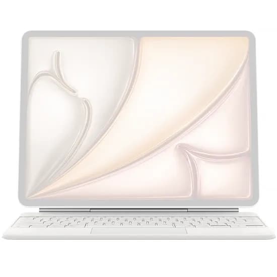 Teclado Apple Magic Keyboard A3340 MDFW4LL para iPad Air 13" (M4) - Branco (Inglês)