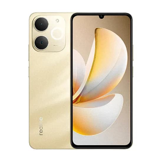 Celular Realme Note 70 RMX5313 8GB 256GB 6.74" Dourado Anatel