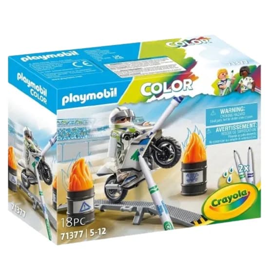 Brinquedo Playmobil PM-Cor Motocicleta