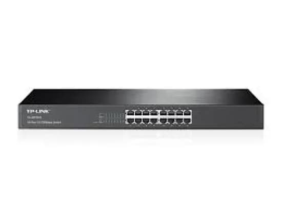 Hub 16 Portas TP-Link TL-SF1016 Rack-Mountable Switch Fast Ethernet