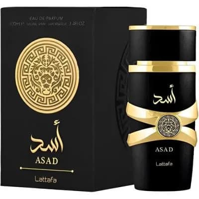 Perfume Lattafa Asad Eau de Parfum Black Masculino 100ML