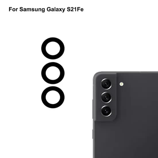 Lente Camara Samsung S21 Fe Preto(3IN1/Vidro)