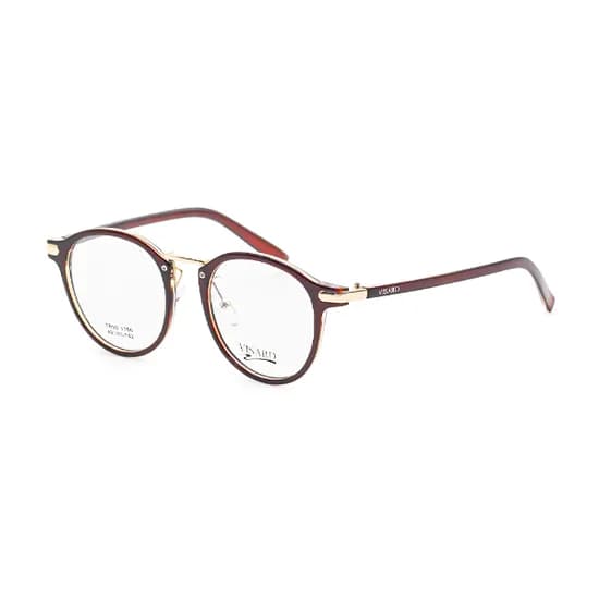 Armação para Óculos de Grau Visard TR1706 C3 Tam. 49-15-142MM - Dourado/Marrom