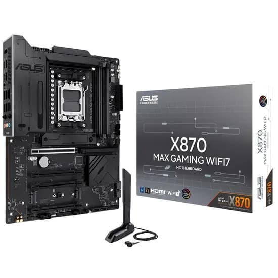 Placa-Mãe Asus X870 Max Gaming Wifi 7 AM5 DDR5
