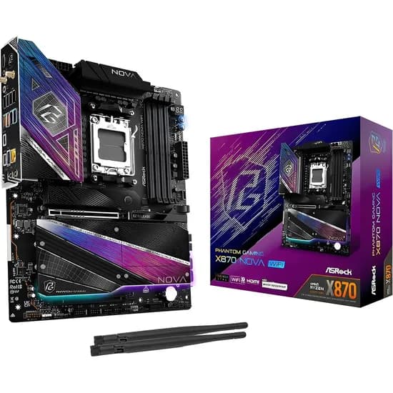 Placa-Mãe Asrock X870 Nova Wi-Fi AM5 DDR5