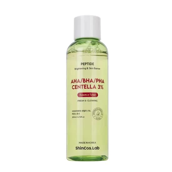 Shincos.Lab Aha/Bha/Pha Centella 3% Essence Toner 200ML