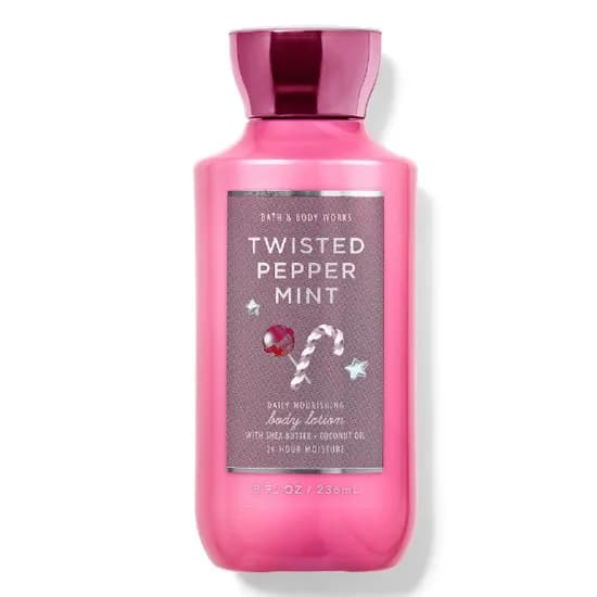 Loção Corporal Bath & Body Works Twisted Pepper Mint 226ML