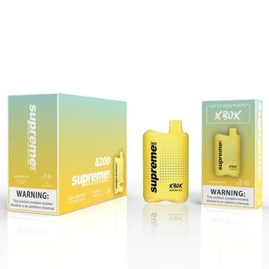 Vaper Supreme Xbox 8200 Puff Banana Ice