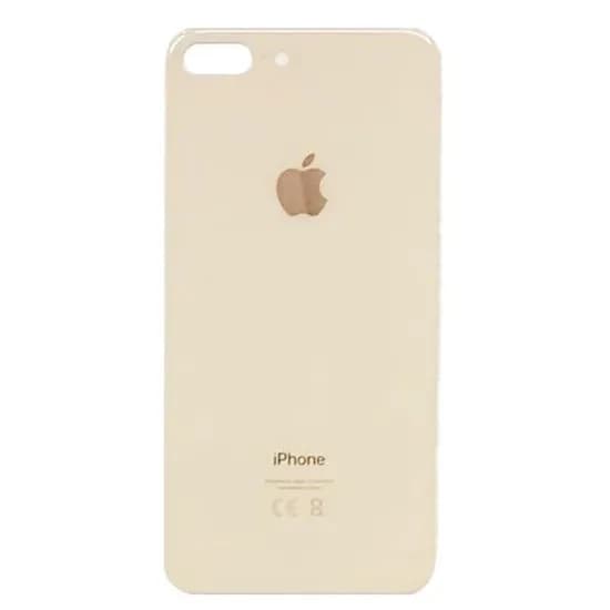 Tapa Trasera iPhone 8 Plus Dourado Sin Lente