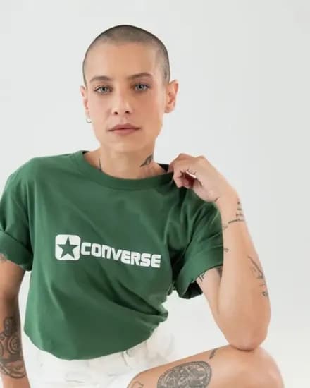 Remera Converse Green Envy Verde
