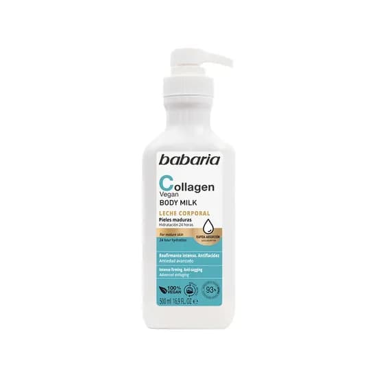Babaria Leche Hidratante Collagen Vegan 500ML