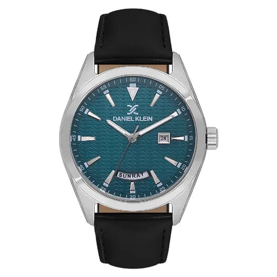 Relogio Analógico Masculino Daniel Klein DK.1.14088-2 Premium Gent / Pulseira de Couro - Preto/Verde
