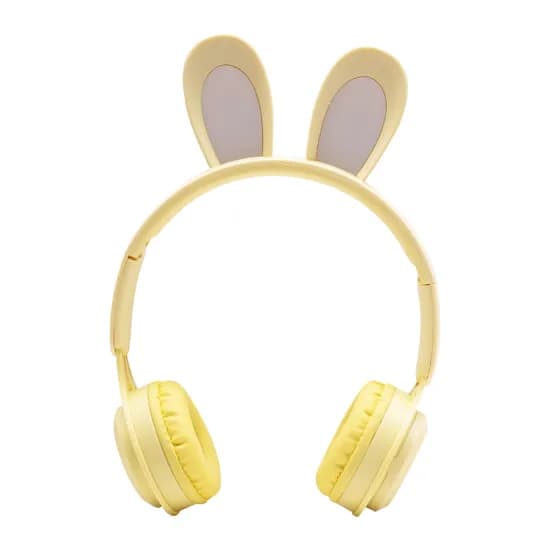 Fone de Ouvido Sem Fio Stereo Headphone MZ-08R com Bluetooth / 400MAH - Amarelo