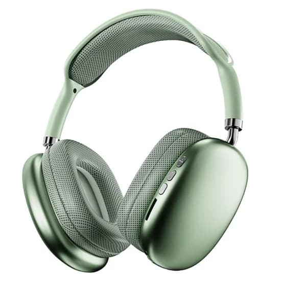 Fone de Ouvido Sem Fio P9 com Bluetooth - Verde