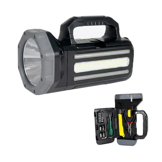 Lanterna Police + Ferramentas Ecopower EP-8170 - Solar