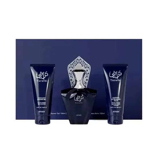 Kit Afnan Turathi Blue Edp (M) 90ML 3PCS