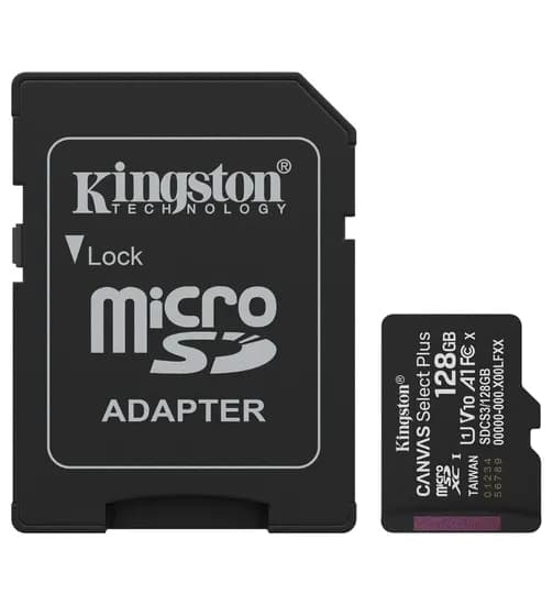 Memoria Micro SD Kingston 128GB SDXC/SDCS3 Canvas 150MB/s