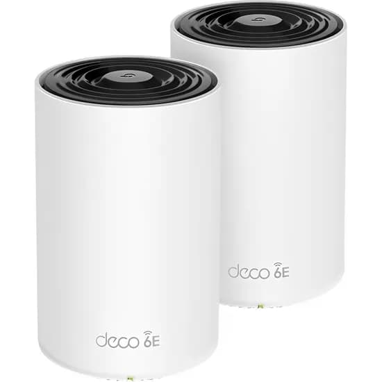 Roteador TP-Link Deco XE75 AXE5400 Tri-Banda Mesh Wi-Fi 6E - Branco 2 Peças