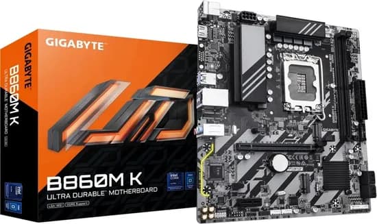 Placa Mãe Gigabyte B860M K LGA1851/ 2XDDR5/ PCI-e/ M.2/ HDMI/ HDMI