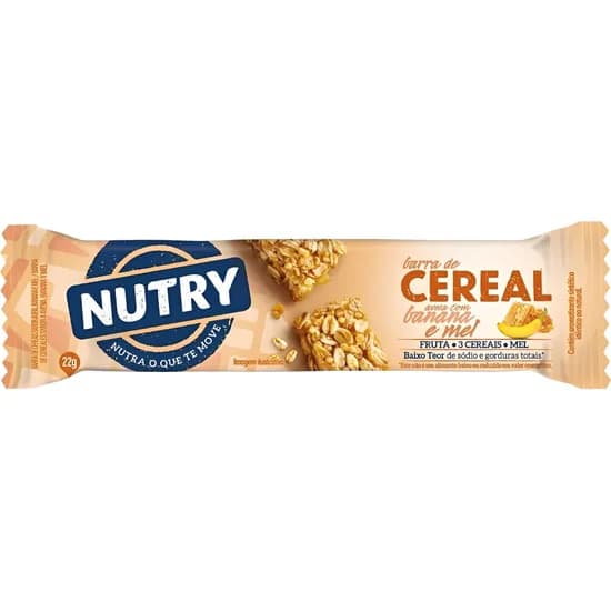 Dep. Barra de Cereal Nutry Avena Banana Y Miel 24X22GR