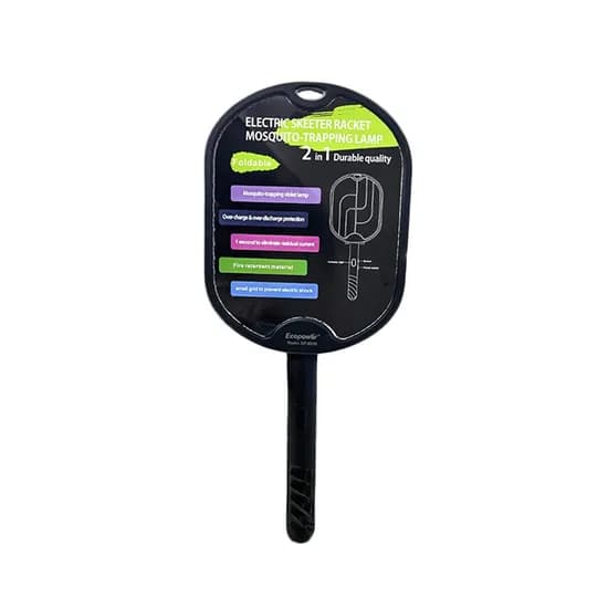 Raquete Eletrica Mata Mosca Ecopower EP-8200