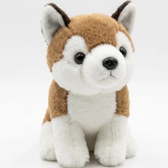 Pelúcia Cachorro Husky MZ-306 24CM - Beige