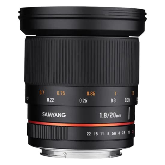 Lente Samyang Nikon MF DSLR 20MM F/1.8 Ae FF