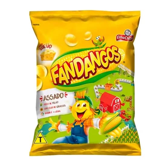 Salgadinho Fandangos Queijo Pacote 140G